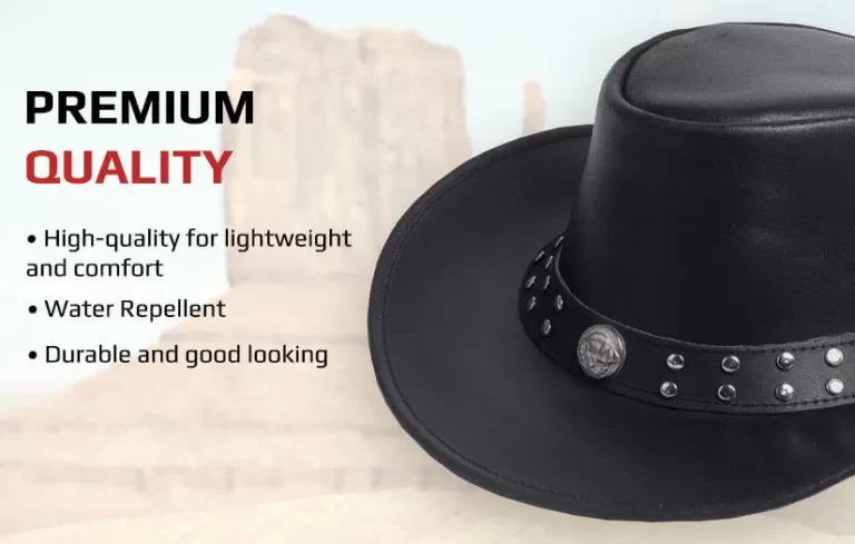 black outback style western hat quality and features